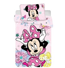 Minnie Butterfly -pussilakanasetti, 100 x 135 cm + 1 tyynyliina 40 x 60 cm hinta ja tiedot | Vuodevaatteet lapsille | hobbyhall.fi