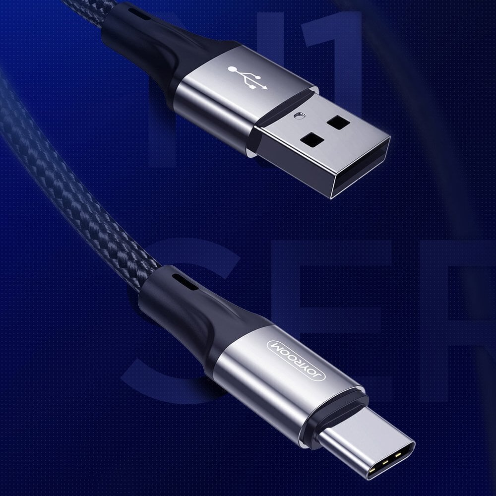 USB-kaapeli Joyroom - USB Type C 3 A, 1,5 m (S-1530N1). hinta ja tiedot | Puhelinkaapelit | hobbyhall.fi