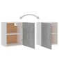 Seinäkaappi betoninharmaa 50x31x60 cm lastulevy hinta ja tiedot | Keittiön kaapit | hobbyhall.fi