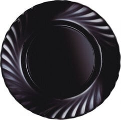 Luminarc Trianon levy, musta, 24,5 cm, 24 kpl hinta ja tiedot | Astiat | hobbyhall.fi