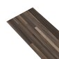 Lattialaatat, ruskea, PVC, 5,21m², 2mm, raidallinen hinta ja tiedot | Laminaatit | hobbyhall.fi