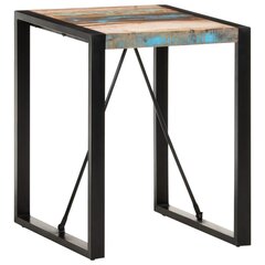 Ruokapöytä 60x60x75 cm kierrätetty täyspuu hinta ja tiedot | Ruokapöydät | hobbyhall.fi