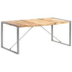 Ruokapöytä 180x90x75 cm täysi karkea mangopuu hinta ja tiedot | Ruokapöydät | hobbyhall.fi