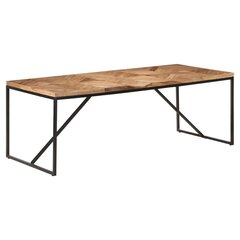 Ruokapöytä 200x90x76 cm täysi akaasia- ja mangopuu hinta ja tiedot | Ruokapöydät | hobbyhall.fi