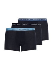 Miesten arkut (nyrkkeilijät) Tommy Hilfiger, 3 paria, TRUNK WB, tummansininen, UM0UM02324 0XG 43883 hinta ja tiedot | Miesten alushousut | hobbyhall.fi