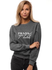 Naisten tummanharmaa pusero Prada JS/W01-54965-XXL hinta ja tiedot | Miesten urheiluvaatteet | hobbyhall.fi