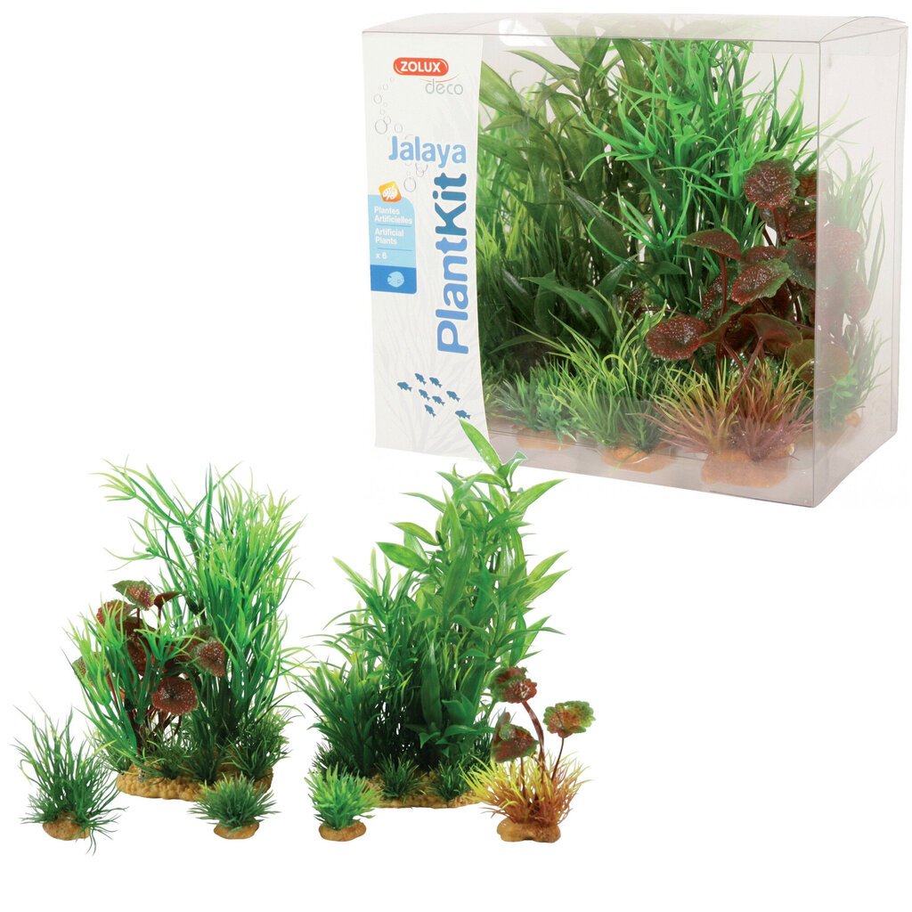 Keinotekoinen kasvi Zolux PlantKit Jalaya, 6 kpl hinta ja tiedot | Akvaariokasvit ja akvaariokoristeet | hobbyhall.fi