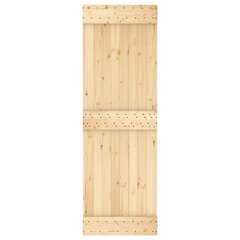 liukuovi laitteistosarjalla, 70x210cm, massiivimäntyä hinta ja tiedot | Sisäovet | hobbyhall.fi