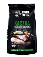 John Dog aikuiset, ankka, kani ja vihannekset, 12 kg, K/P koira hinta ja tiedot | Koiran kuivaruoka | hobbyhall.fi