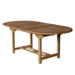 Ruokapöytä BigBuy Garden, 180x100x75 cm, ruskea hinta ja tiedot | Ruokapöydät | hobbyhall.fi