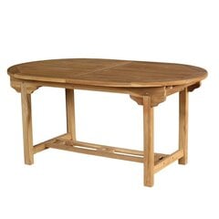 Ruokapöytä BigBuy Garden, 180x100x75 cm, ruskea hinta ja tiedot | Ruokapöydät | hobbyhall.fi