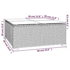 Puutarhakalusteet, tyynyillä, 13 kpl, musta hinta ja tiedot | Puutarhakalusteet | hobbyhall.fi