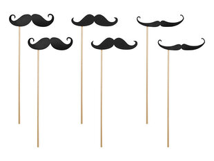 Valokuvaustarvike Moustache (1 laatikko / 40 pakkausta) (1 pakkaus / 6 kpl) hinta ja tiedot | Juhlakoristeet | hobbyhall.fi