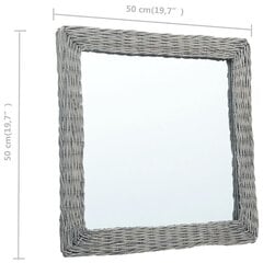 Peili 50x50 cm paju hinta ja tiedot | Peilit | hobbyhall.fi