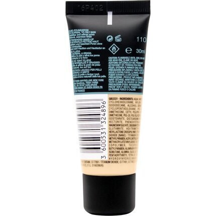 Maybelline Fit Me Foundation -sävyvoide 30 ml, 112 Pehmeä beige hinta ja tiedot | Meikkivoiteet ja puuterit | hobbyhall.fi