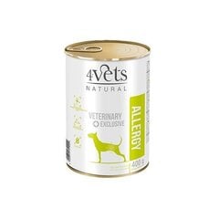 4vets koiranruoka allergisille koirille lampaanlihalla, 400 g hinta ja tiedot | Koiran märkäruoka | hobbyhall.fi