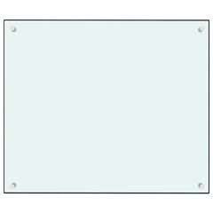 Keittiön roiskesuoja valkoinen 70x60 cm karkaistu lasi hinta ja tiedot | Keittiökalusteiden lisätarvikkeet | hobbyhall.fi