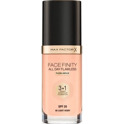 Max Factor Facefinity 3 in 1 meikkituote 30 ml, 40 Light Ivory