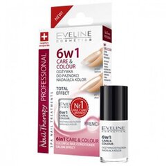 Eveline Cosmetics Nail Therapy 6-in-1 ranskalainen kynsihoito, 12 ml hinta ja tiedot | Kynsilakat ja kynsienhoitotuotteet | hobbyhall.fi