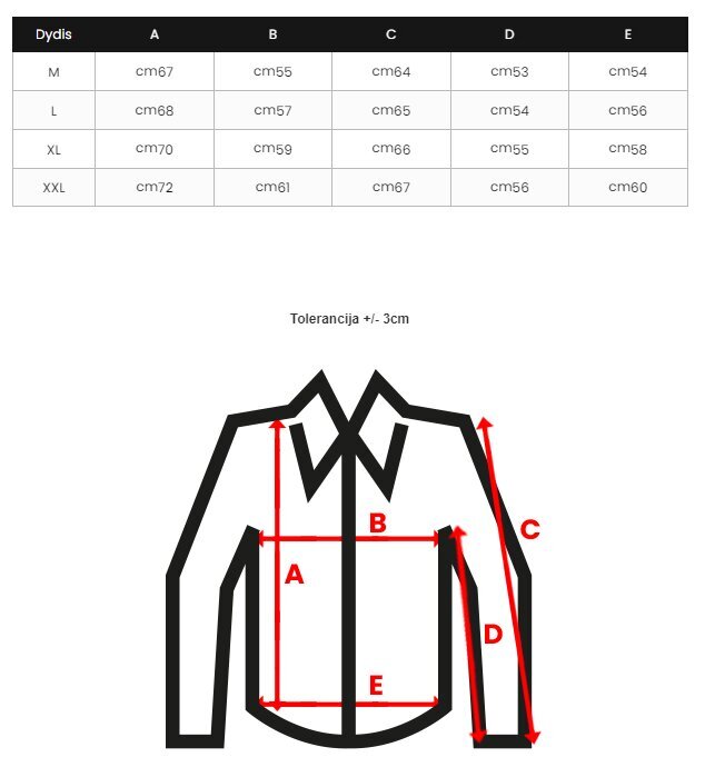 Miesten punainen paita Classico O/V107-56195-XXL hinta ja tiedot | Naisten T-paidat | hobbyhall.fi