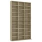 CD-hylly Sonoma-tammi 102x16x177,5 cm lastulevy hinta ja tiedot | Hyllyt | hobbyhall.fi