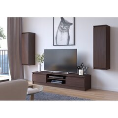 NORE CLP 160 -TV-taso, 160 x 40 x 33 cm, ruskea wenge hinta ja tiedot | TV-tasot | hobbyhall.fi