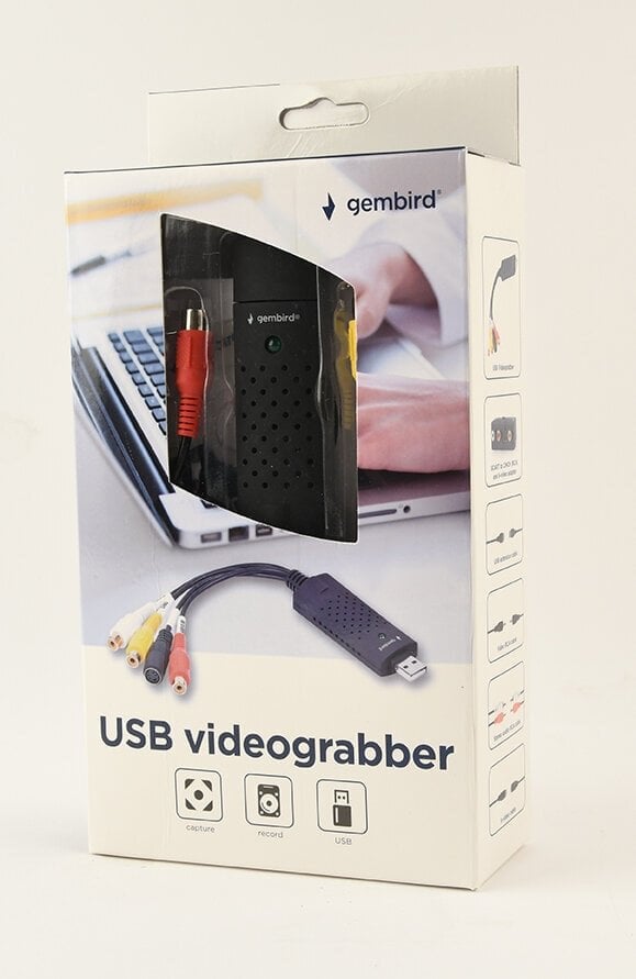 Gembird Video Converter komposiitti + S-Video -> USB hinta ja tiedot | Adapterit | hobbyhall.fi