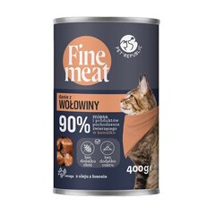 PetRepublic Fine Meat kaikenrotuisille aikuisille kissoille naudanlihalla, 400 g hinta ja tiedot | Kissanruoka | hobbyhall.fi