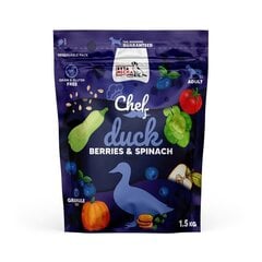 Micha Chef kuivaruokaa koirille, joissa on ankkaa, marjoja ja pinaattia, 1,5 kg hinta ja tiedot | Koiran kuivaruoka | hobbyhall.fi