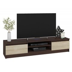 TV-taso NORE CLP 160, ruskea/tammi hinta ja tiedot | TV-tasot | hobbyhall.fi