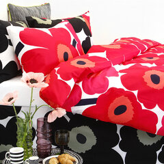 Marimekko Unikko -pussilakana 135/140 x 200 cm hinta ja tiedot | Pussilakanat ja tyynyliinat | hobbyhall.fi