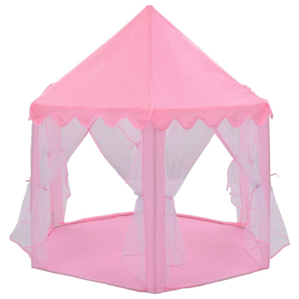 Prinsessa leikkiteltta 250 pallolla pinkki 133x140 cm hinta ja tiedot | Lasten leikkimökit ja -teltat | hobbyhall.fi