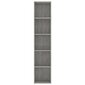 Kirjahylly betoninharmaa 40x30x189 cm lastulevy hinta ja tiedot | Hyllyt | hobbyhall.fi