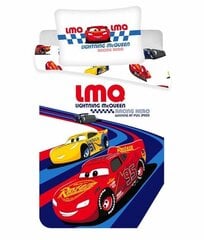 Cars Racing Hero Baby -pussilakanasetti, 100 x 135 cm + 1 tyynyliina 40 x 60 cm hinta ja tiedot | Pussilakanat ja tyynyliinat | hobbyhall.fi