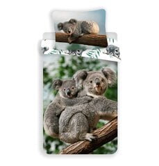 Koala -pussilakanasetti, 140 x 200 cm + 1 tyynyliina 70 x 90 cm hinta ja tiedot | Pussilakanat ja tyynyliinat | hobbyhall.fi