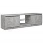 TV-taso LED-valoilla betoninharmaa 120x30x35,5 cm hinta ja tiedot | TV-tasot | hobbyhall.fi