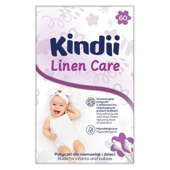 KINDII LINEN CARE Turvalliset hygieniatikut 60 kpl hinta ja tiedot | Vauvojen hygieniatuotteet | hobbyhall.fi