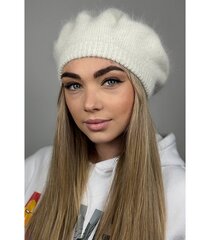 Caskona naisten baretti FIR BERET*03 FIR BARET*02, valkoinen 2000000123226 hinta ja tiedot | Naisten päähineet | hobbyhall.fi