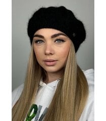 Caskona naisten baretti FIR BERET*03 FIR BARET*05, musta 2000000122069 hinta ja tiedot | Naisten päähineet | hobbyhall.fi