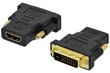 RoGer HDMI-DVI-adapteri, musta hinta ja tiedot | Adapterit | hobbyhall.fi