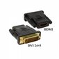 RoGer HDMI-DVI-adapteri, musta hinta ja tiedot | Adapterit | hobbyhall.fi