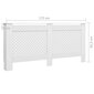 Lämpöpatterin suojat 2 kpl valkoinen 172x19x81,5 cm MDF hinta ja tiedot | Takka- ja uunitarvikkeet | hobbyhall.fi