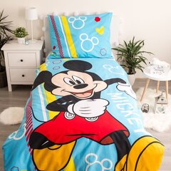 Mickey -pussilakanasetti, 140 x 200 cm + 1 tyynyliina 70 x 90 cm hinta ja tiedot | Vuodevaatteet lapsille | hobbyhall.fi