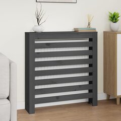 Lämpöpatterin suoja harmaa 79,5x19x84 cm täysi mänty hinta ja tiedot | Takka- ja uunitarvikkeet | hobbyhall.fi