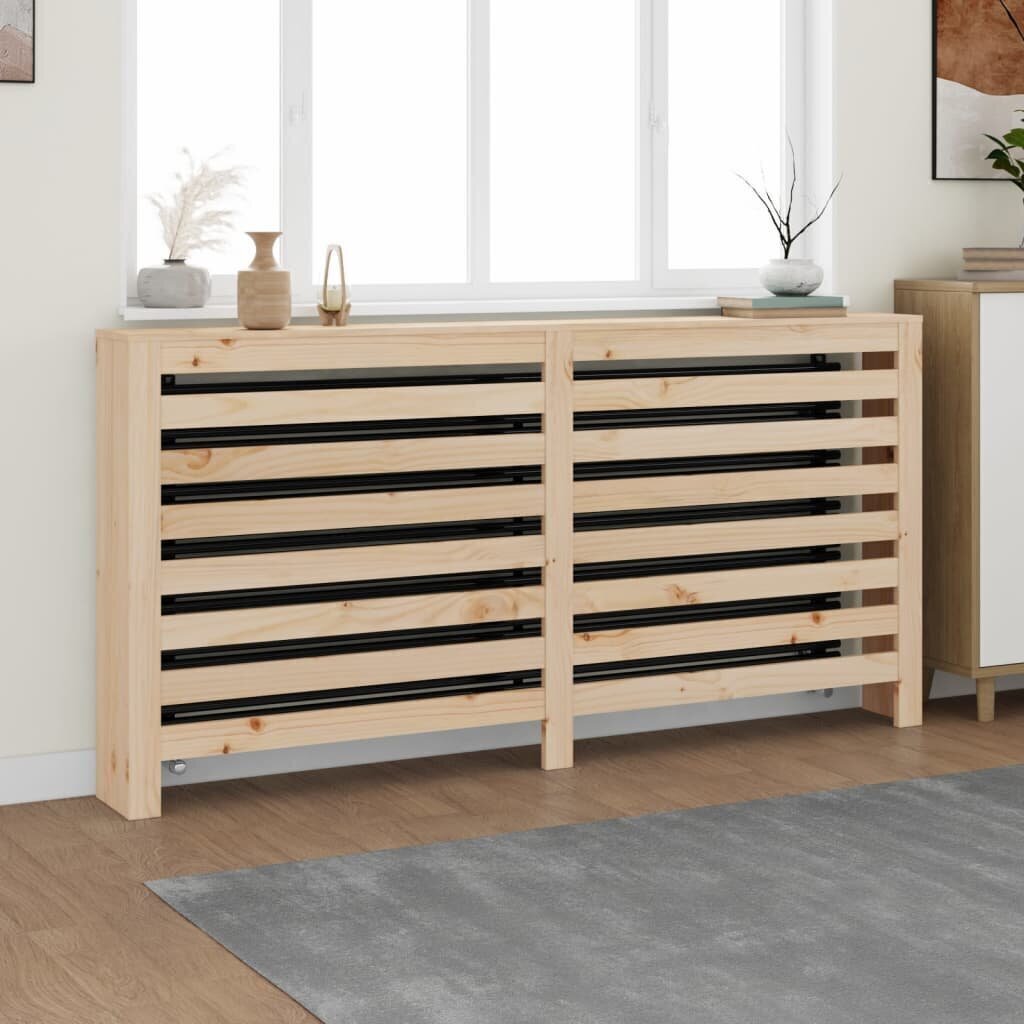 Lämpöpatterin suoja 169x19x84 cm täysi mänty hinta ja tiedot | Takka- ja uunitarvikkeet | hobbyhall.fi