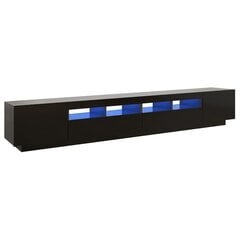 TV-taso LED-valoilla musta 260x35x40 cm hinta ja tiedot | TV-tasot | hobbyhall.fi