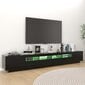 TV-taso LED-valoilla musta 260x35x40 cm hinta ja tiedot | TV-tasot | hobbyhall.fi