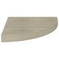 Kelluvat kulmahyllyt 2 kpl tammi 35x35x3,8 cm MDF hinta ja tiedot | Hyllyt | hobbyhall.fi