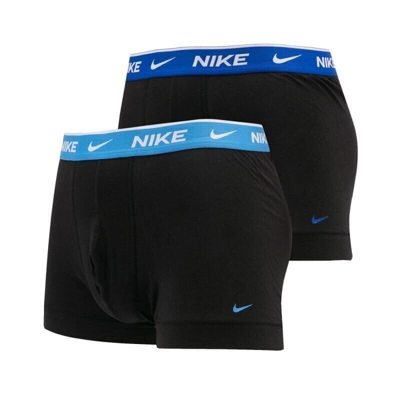 Miesten shortsit Nike Everyday Cotton Stretch 2Pak bokserit M 0000KE1085-F4Q, 2 kpl. hinta ja tiedot | Miesten alushousut | hobbyhall.fi