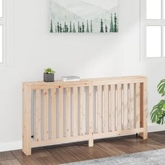 Lämpöpatterin suoja 169x19x84 cm täysi mänty hinta ja tiedot | Takka- ja uunitarvikkeet | hobbyhall.fi